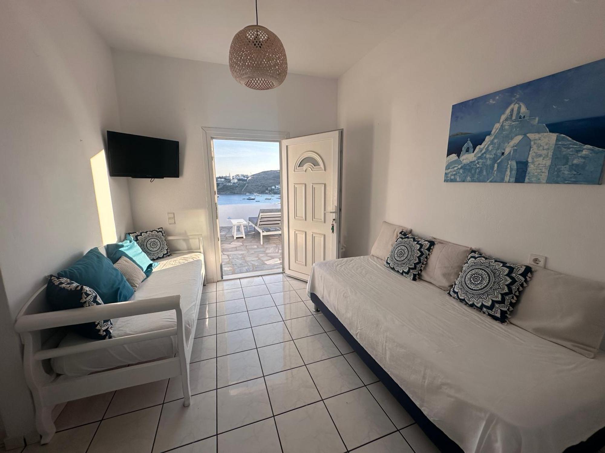 Revel Mykonos 3 Lägenhet Ornos  Exteriör bild